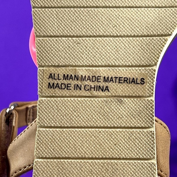 DV Dolce Vita Girl's Multicolor Dame Sandal Shoe Size 12‎ - Picture 8 of 9